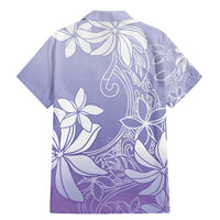 Tiare Tahiti Family Matching Mermaid Dress and Hawaiian Shirt Purple Polynesia Motifs LT05 - Polynesian Pride