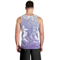 Tiare Tahiti Men Tank Top Purple Polynesia Motifs - Polynesian Pride