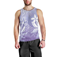 Tiare Tahiti Men Tank Top Purple Polynesia Motifs - Polynesian Pride