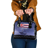 Hawaii Pearl Harbor Remembrance Day Shoulder Handbag Flag Style
