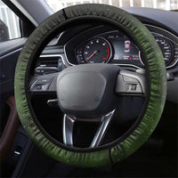 New Zealand Aotearoa Kakapo Steering Wheel Cover Maori Pattern With Manuka Galaxy Style - Polynesian Pride