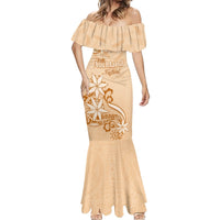 Personalised New Zealand Auckland Folk Festival Mermaid Dress Vintage Style LT05 - Polynesian Pride
