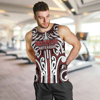 Custom Aotearoa Ngapuhi Men Tank Top Maori Tribal Pattern Mix Poutama