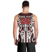 Custom Aotearoa Ngapuhi Men Tank Top Maori Tribal Pattern Mix Poutama