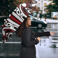 Custom Aotearoa Ngapuhi Umbrella Maori Tribal Pattern Mix Poutama LT05 - Polynesian Pride