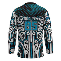 Custom Aotearoa Ngati Porou Hockey Jersey Maori Tribal Pattern Mix Poutama