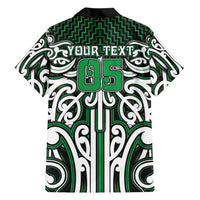 Custom Aotearoa Ngai Tahu Family Matching Puletasi and Hawaiian Shirt Maori Tribal Pattern Mix Poutama LT05 - Polynesian Pride