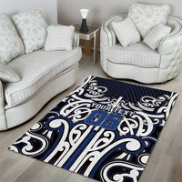 Custom Aotearoa Ngati Tuwharetoa Area Rug Maori Tribal Pattern Mix Poutama