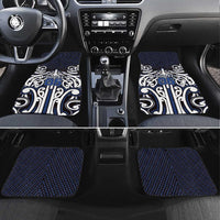Custom Aotearoa Ngati Tuwharetoa Car Mats Maori Tribal Pattern Mix Poutama
