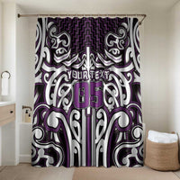 Custom Aotearoa Rangitane Bathroom Set Maori Tribal Pattern Mix Poutama