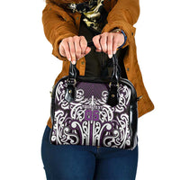 Custom Aotearoa Rangitane Shoulder Handbag Maori Tribal Pattern Mix Poutama