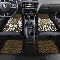 Custom Aotearoa Taranaki Car Mats Maori Tribal Pattern Mix Poutama