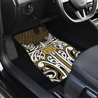 Custom Aotearoa Taranaki Car Mats Maori Tribal Pattern Mix Poutama