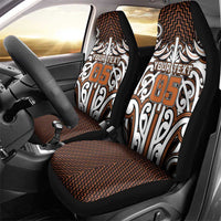 Custom Aotearoa Waikato Car Seat Cover Maori Tribal Pattern Mix Poutama