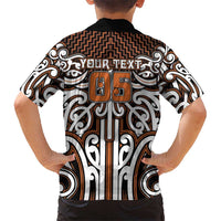 Custom Aotearoa Waikato Family Matching Mermaid Dress and Hawaiian Shirt Maori Tribal Pattern Mix Poutama LT05 - Polynesian Pride