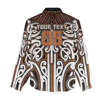 Custom Aotearoa Waikato Women Casual Shirt Maori Tribal Pattern Mix Poutama