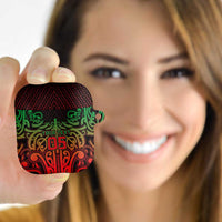 Custom Aotearoa Tuhoe AirPods Case Maori Tribal Pattern Mix Poutama
