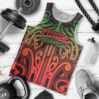 Custom Aotearoa Tuhoe Men Tank Top Maori Tribal Pattern Mix Poutama