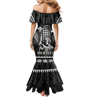 Personalised Hawaii Happy King Kamehameha Day Mermaid Dress Kakau Pattern