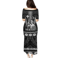 Personalised Hawaii Happy King Kamehameha Day Puletasi Kakau Pattern LT05 - Polynesian Pride