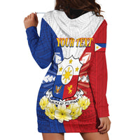 Personalised Philippines Independence Day Hoodie Dress Maligayang Araw ng Kalayaan Filipino Carabao LT05 - Polynesian Pride