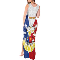 Personalised Philippines Independence Day Tank Maxi Dress Maligayang Araw ng Kalayaan Filipino Carabao LT05 - Polynesian Pride