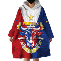Personalised Philippines Independence Day Wearable Blanket Hoodie Maligayang Araw ng Kalayaan Filipino Carabao LT05 - Polynesian Pride