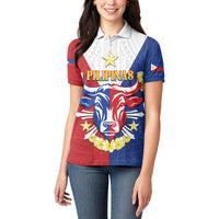 Personalised Philippines Independence Day Women Polo Shirt Maligayang Araw ng Kalayaan Filipino Carabao LT05 - Polynesian Pride