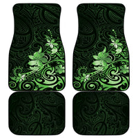 Matariki New Zealand Car Mats Maori Pattern Green Galaxy
