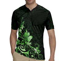 Matariki New Zealand Rugby Jersey Maori Pattern Green Galaxy LT05 - Polynesian Pride
