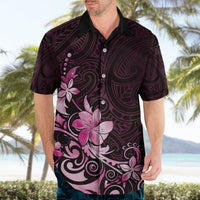 Matariki New Zealand Hawaiian Shirt Maori Pattern Pink Galaxy LT05 - Polynesian Pride