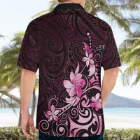 Matariki New Zealand Hawaiian Shirt Maori Pattern Pink Galaxy LT05 - Polynesian Pride