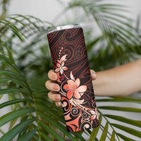 Matariki New Zealand Skinny Tumbler Maori Pattern Red Galaxy