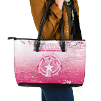 Sakura Marianas Leather Tote Bag CNMI Seal