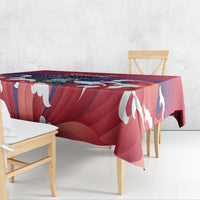 Guam Blue Marlin Fishing Tablecloth Polynesian Style