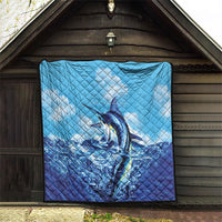 Hawaii Blue Marlin Fishing Quilt