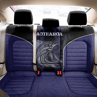 New Zealand Aotearoa Back Car Seat Cover Blue Marlin Fishing Maori Pattern