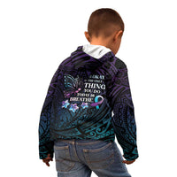 Polynesia Suicide Prevention Awareness Kid Hoodie Keep Going The World Needs You