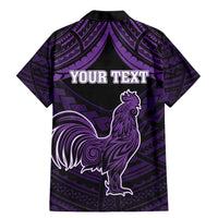 Personalised Hawaii Kauai Island Family Matching Mermaid Dress and Hawaiian Shirt Rooster Tribal Tattoo Simple Style LT05 - Polynesian Pride