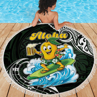 Aloha Hawaii Mango Surfing Beach Blanket Polynesian Style