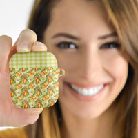Vintage Hawaii Mango AirPods Case Yellow Green Hawaiian Palaka