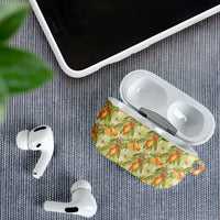 Vintage Hawaii Mango AirPods Case Yellow Green Hawaiian Palaka