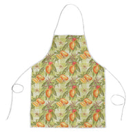 Vintage Hawaii Mango Apron Yellow Green Hawaiian Palaka