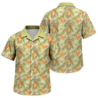 Vintage Hawaii Mango Family Matching Tank Maxi Dress and Hawaiian Shirt Yellow Green Hawaiian Palaka