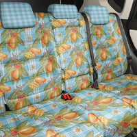 Vintage Hawaii Mango Back Car Seat Cover Blue Hawaiian Palaka
