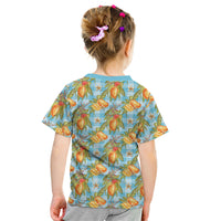 Vintage Hawaii Mango Kid T Shirt Blue Hawaiian Palaka