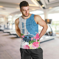 Fiji Day Men Tank Top Tanoa Hibiscus Fijian Tapa Masi Pattern LT05 - Polynesian Pride