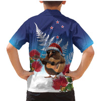 New Zealand Kiwi Christmas Family Matching Mermaid Dress and Hawaiian Shirt Xmas Vibe LT05 - Polynesian Pride