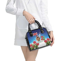 New Zealand Kiwi Christmas Shoulder Handbag Xmas Vibe