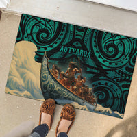 New Zealand Tamaki Herenga Waka Festival Rubber Doormat Maori Pattern LT05 - Polynesian Pride